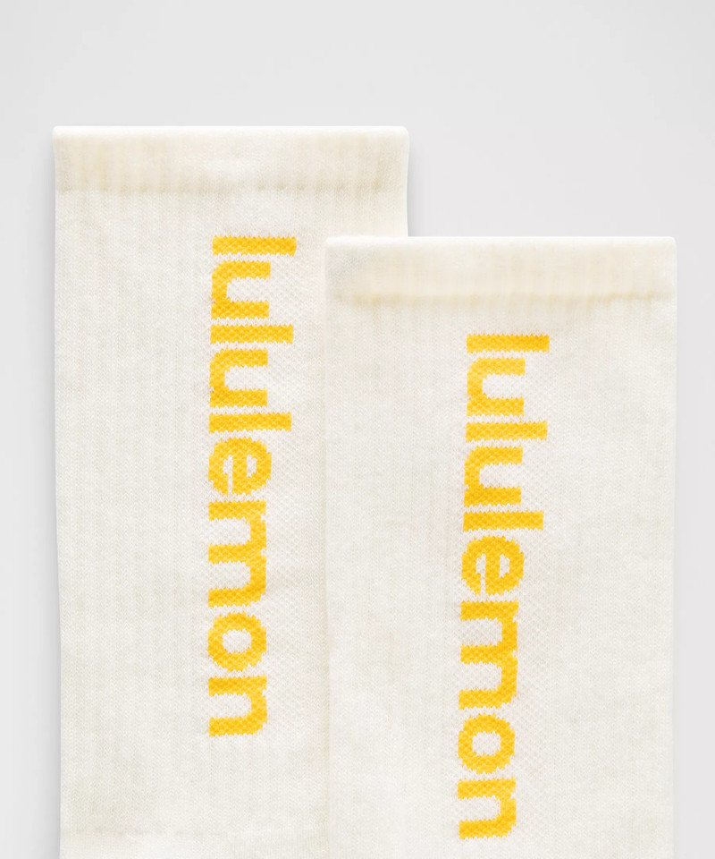 lululemon Unisex Daily Essential Crew Socks *Wordmark outlook