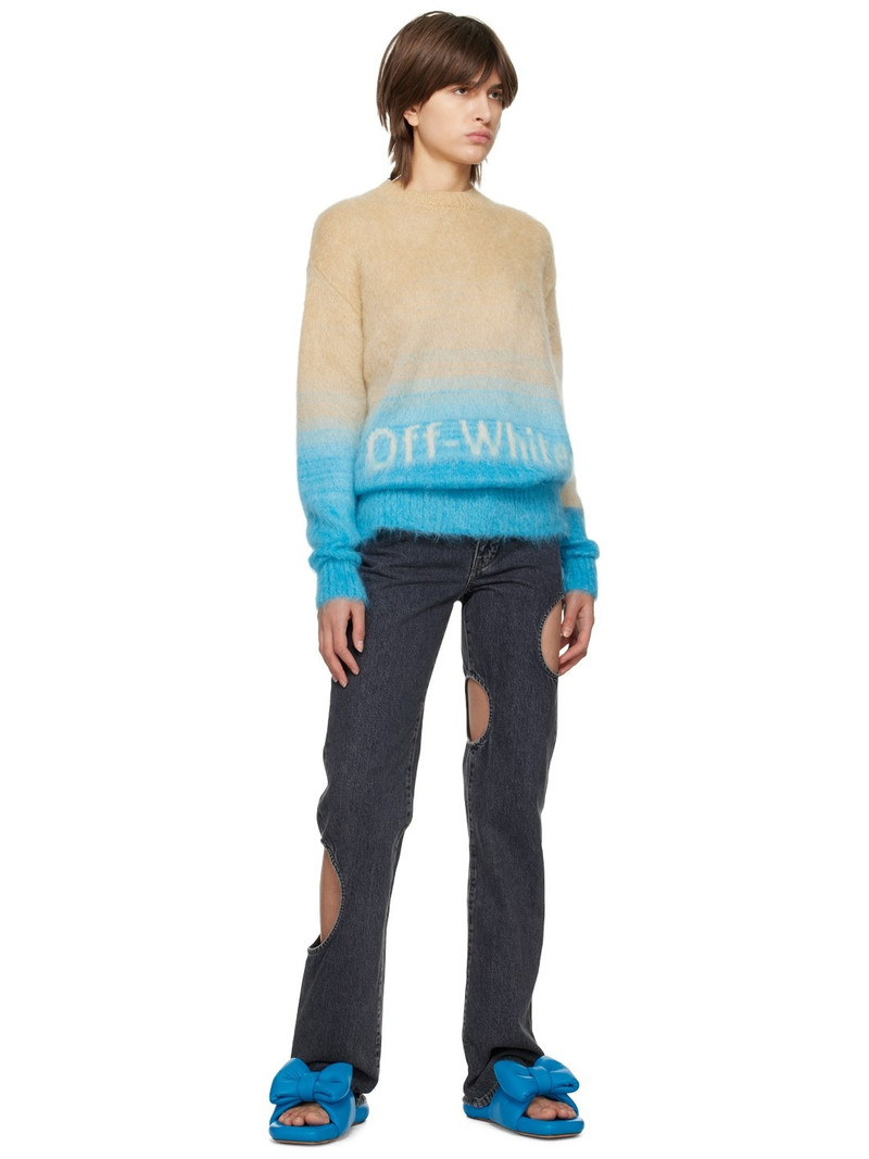 Off-White bow-detail 가죽 샌들 outlook