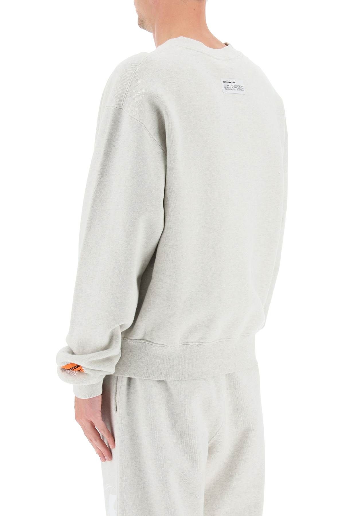 SPLIT HERONS CREW NECK SWEATSHIRT - 4