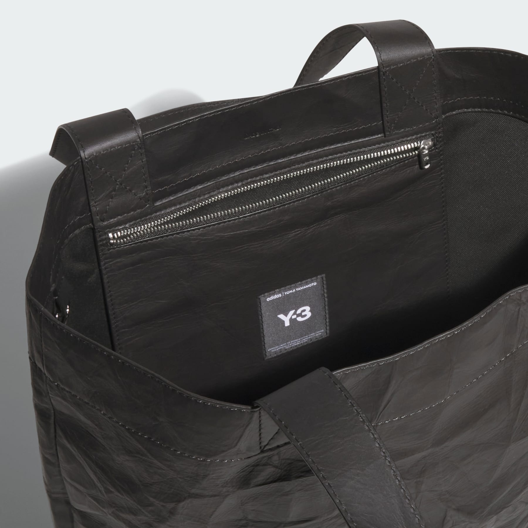 Y-3 Leather Tote Bag - 6