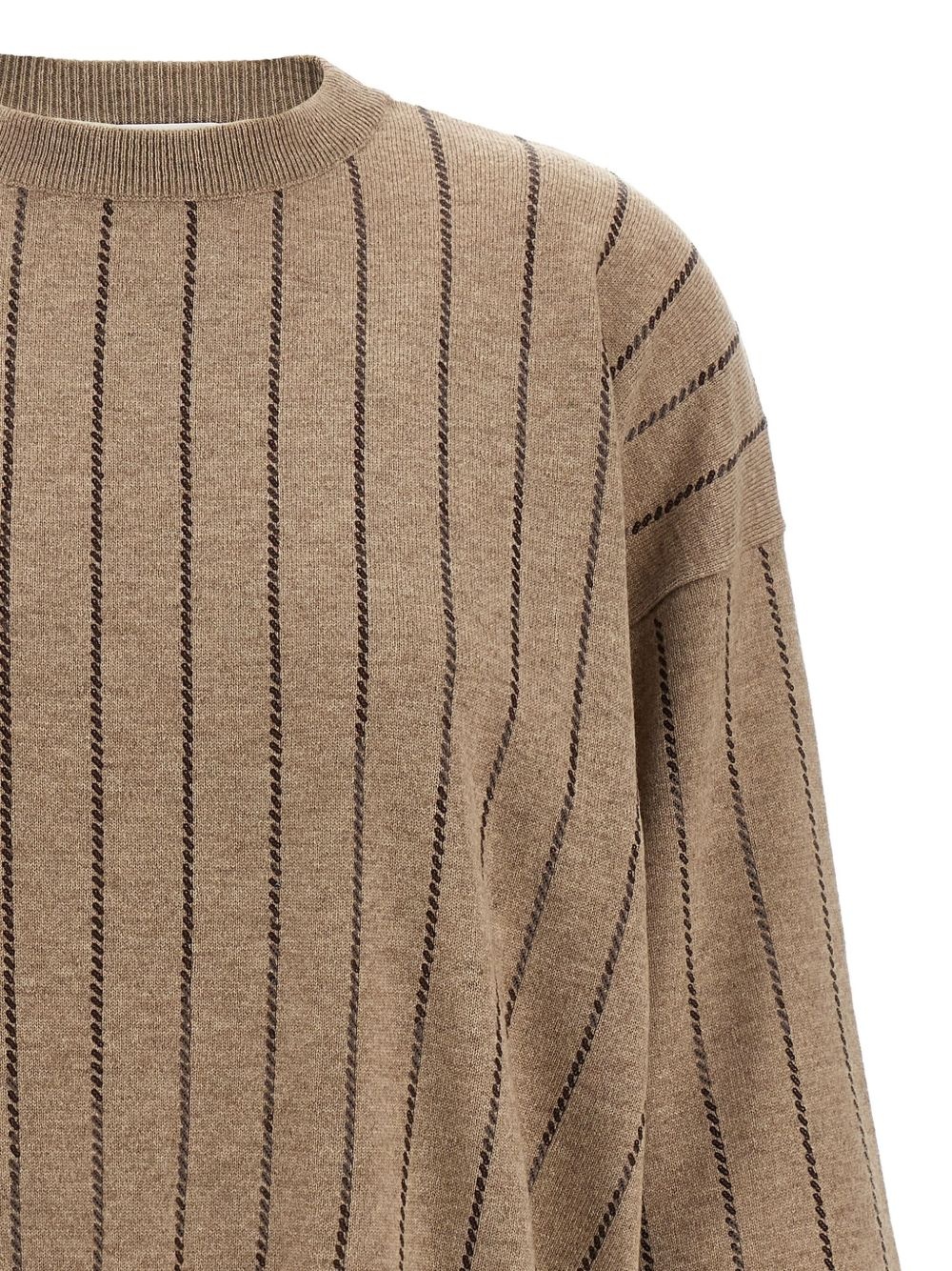 striped cashmere sweater - 3