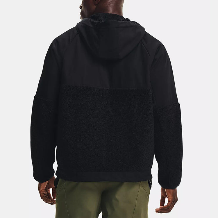 Under Armour Mission Boucle Anorak Hoodie 'Black' 1366094-001 - 5