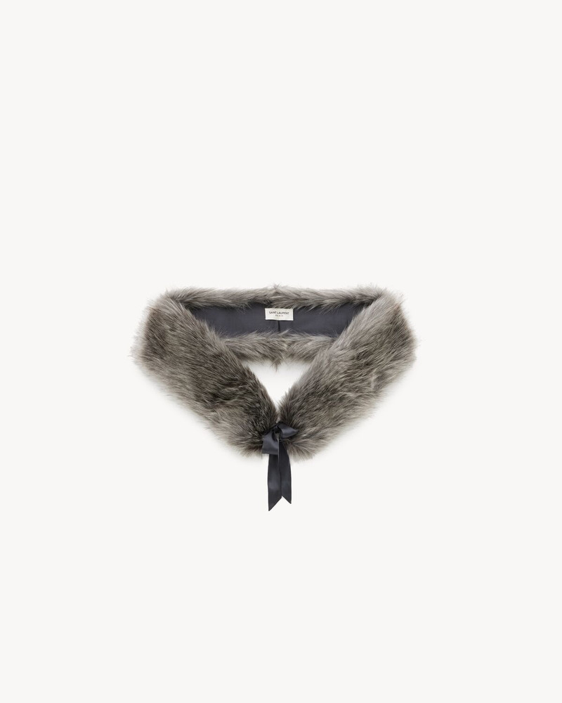 CROSSBODY SCARF IN ANIMAL-FREE FUR 3