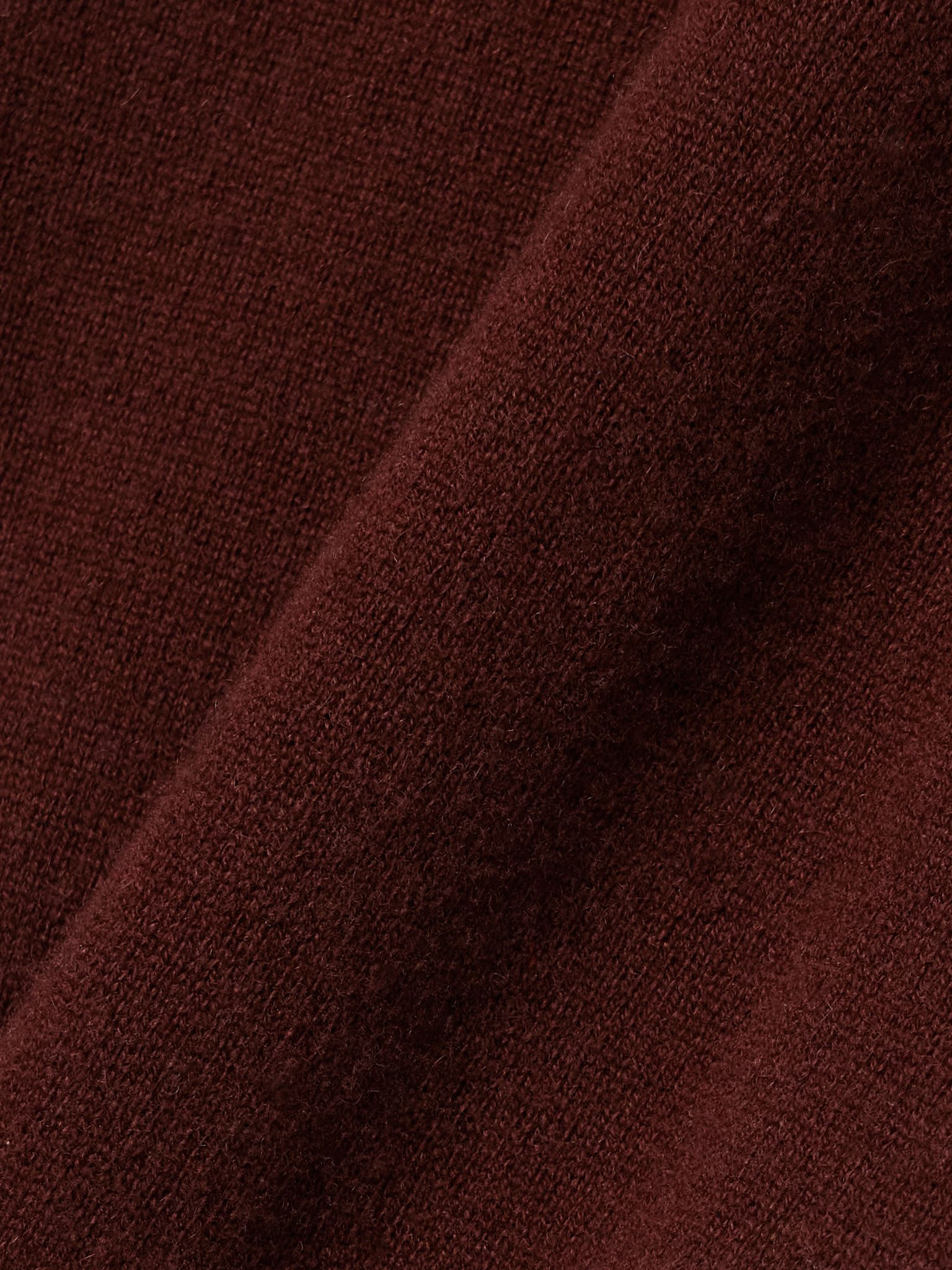 May cropped cashmere tank Burgundy - 5
