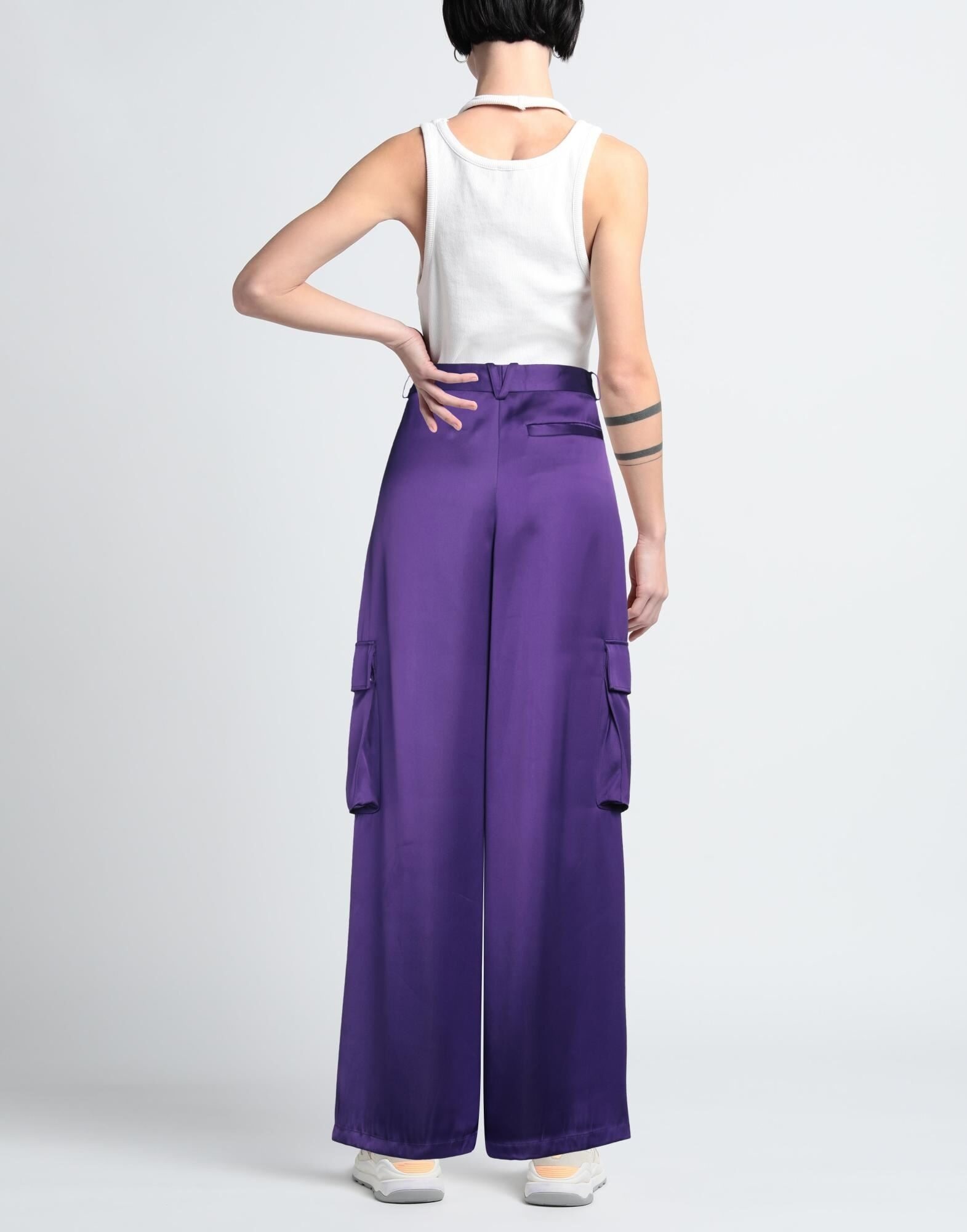 Purple Women's Casual Pants - 3