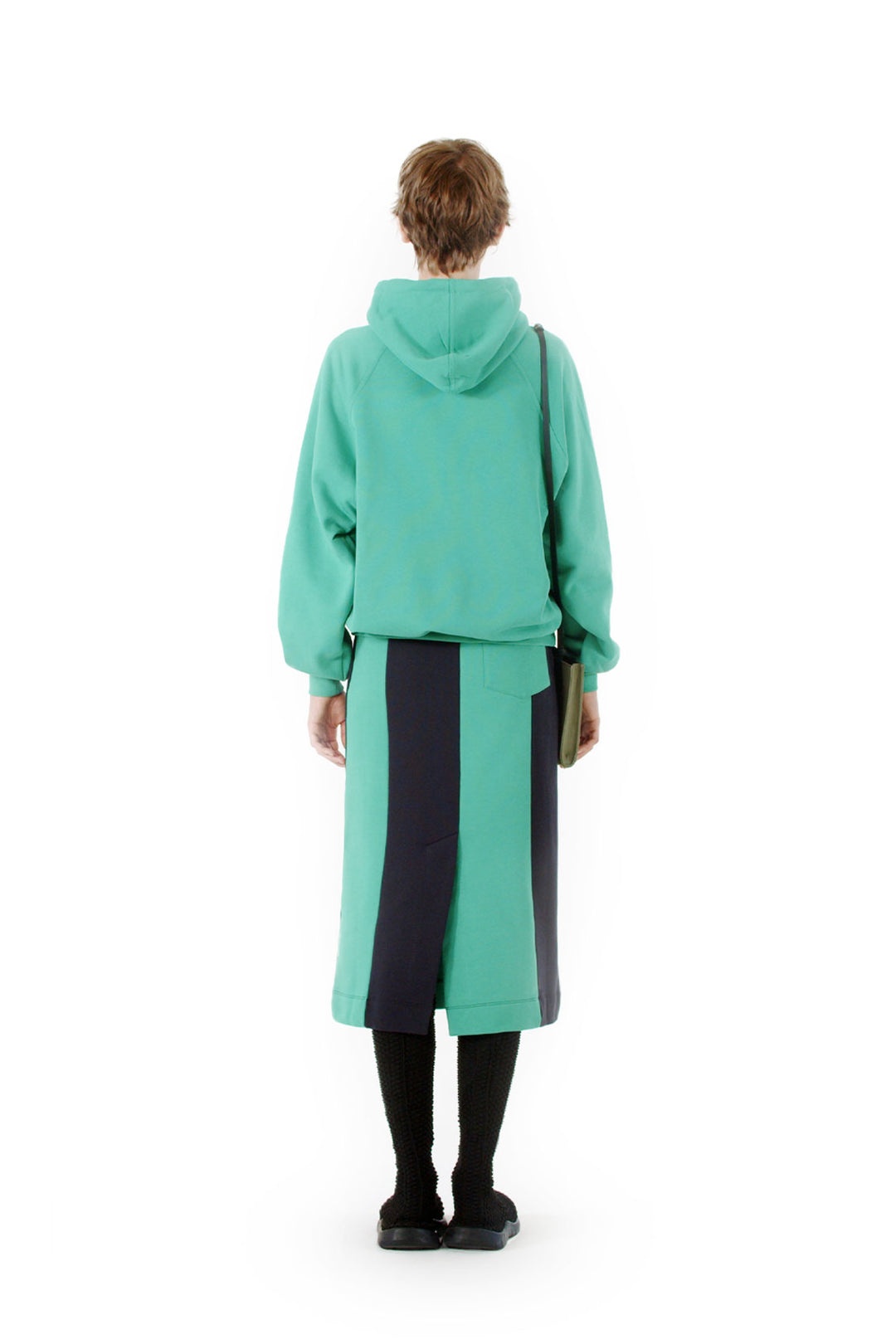 EMBROIDERED HOODIE / fern / green - 2