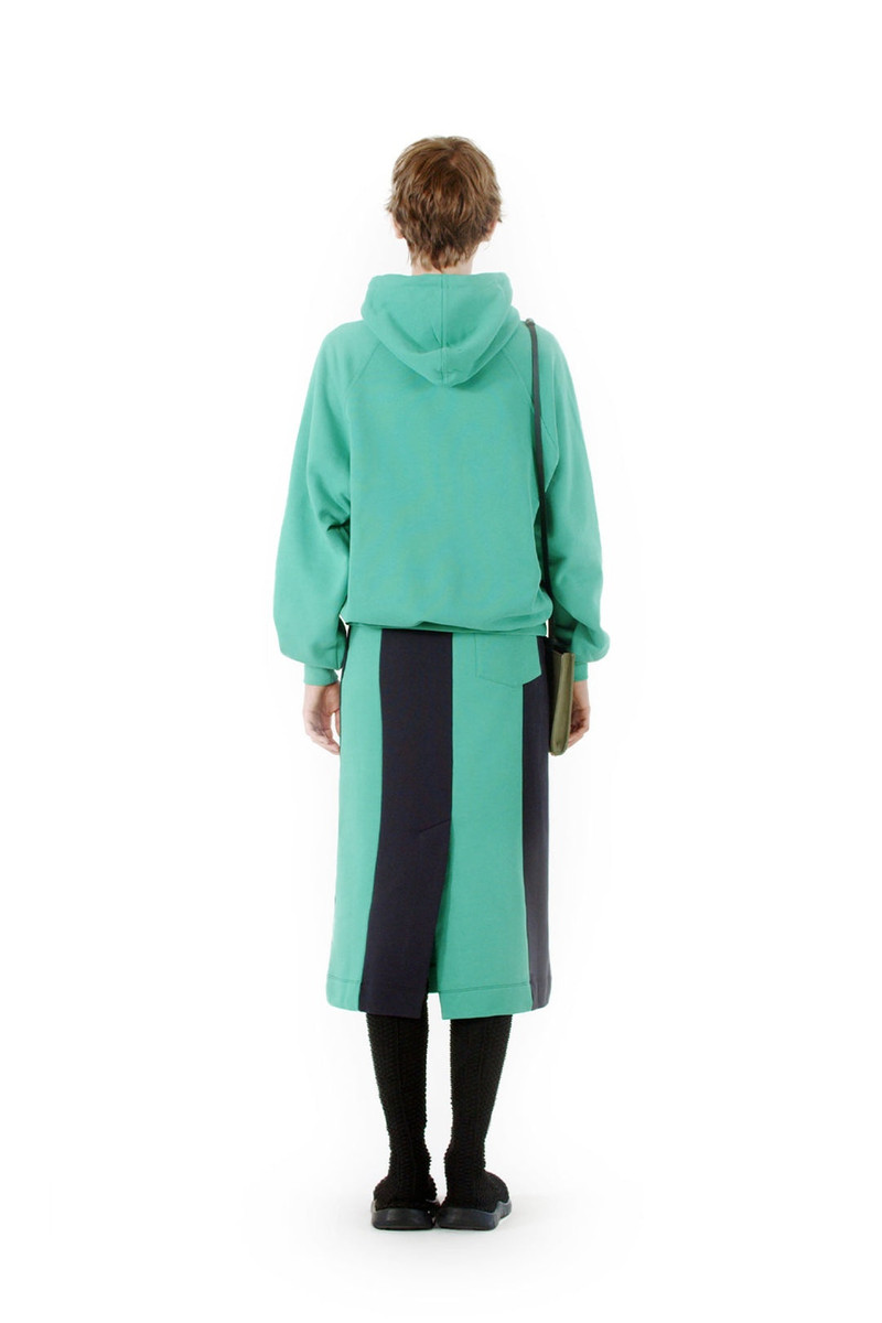 SUNNEI EMBROIDERED HOODIE / fern / green outlook