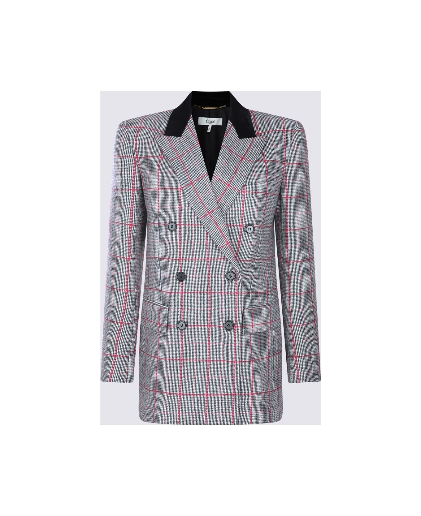 Grey Wool Blazer - 5