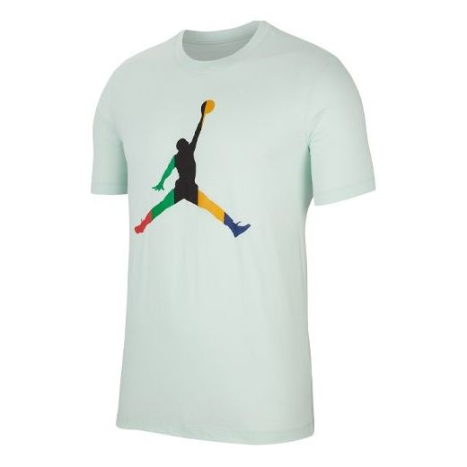 Air Jordan Sport Dna Jumpman Round-neck Short-sleeve Tee Men Blue CU1975-330 - 1