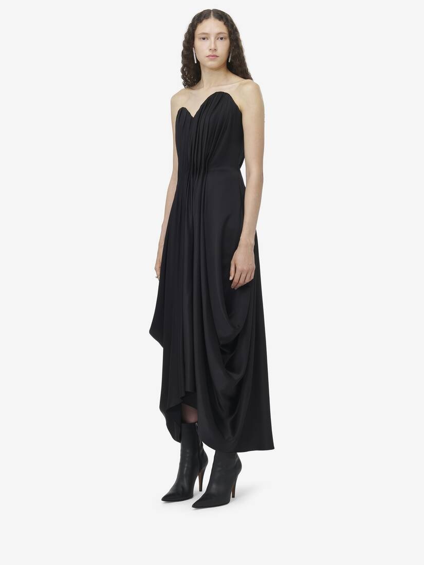 Draped Evening Dress - 5