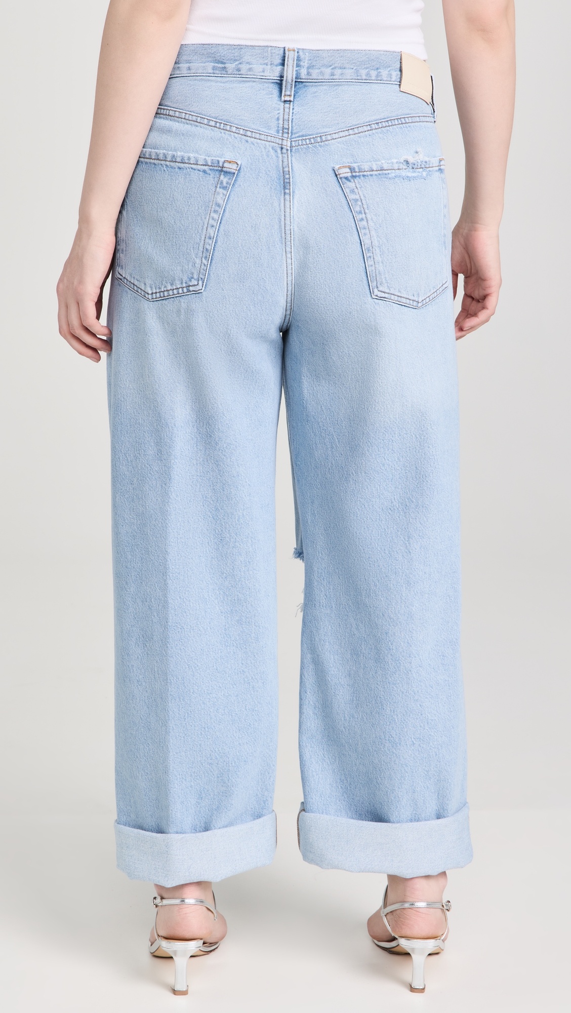 Ayla Baggy Cuffed Crop Jeans - 9