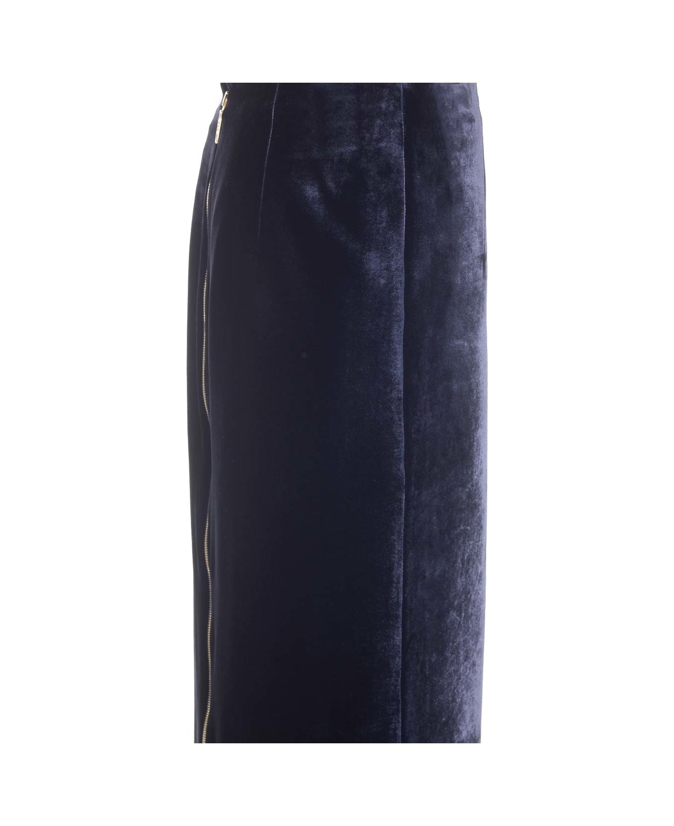 Velvet Pencil Skirt - 3