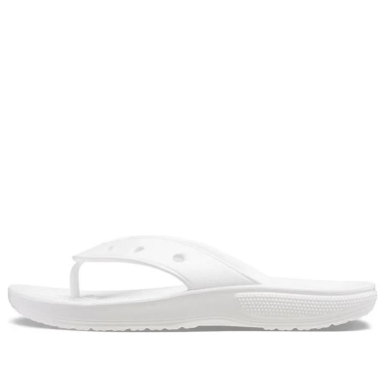 Crocs Classic Crocs Flip Casual Flip-Flops Unisex White 207713-100 - 1