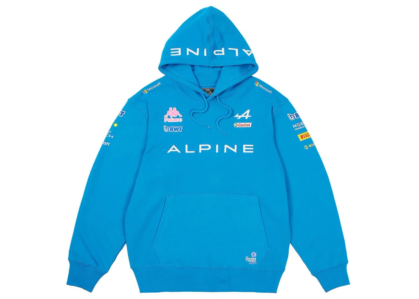 Palace x Kappa For Alpine Hood Blue - 2