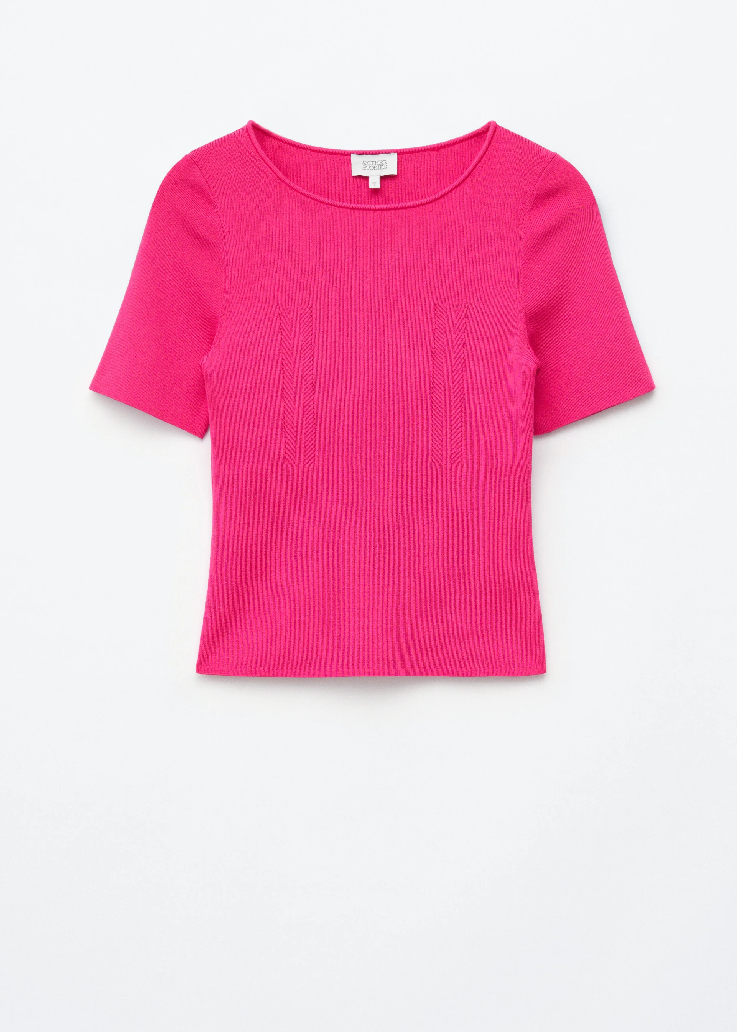 Slim Knitted T-Shirt - 1