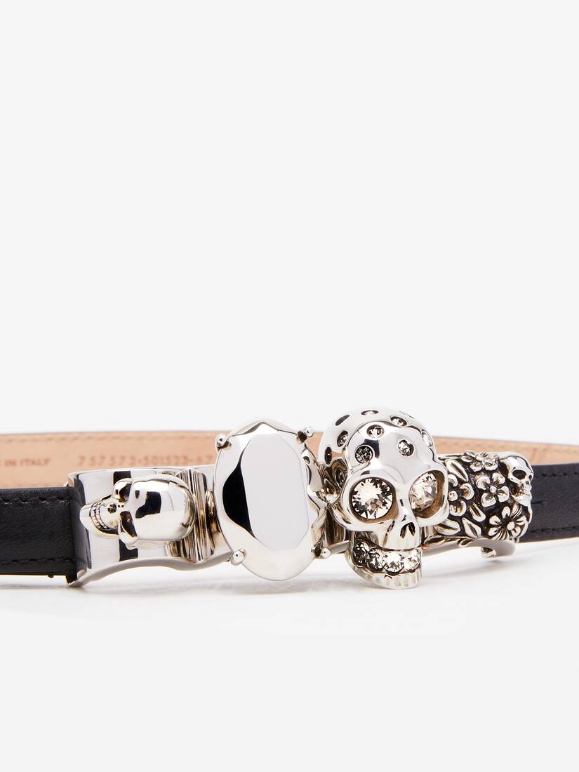 Women's The Knuckle Belt in Black - 3