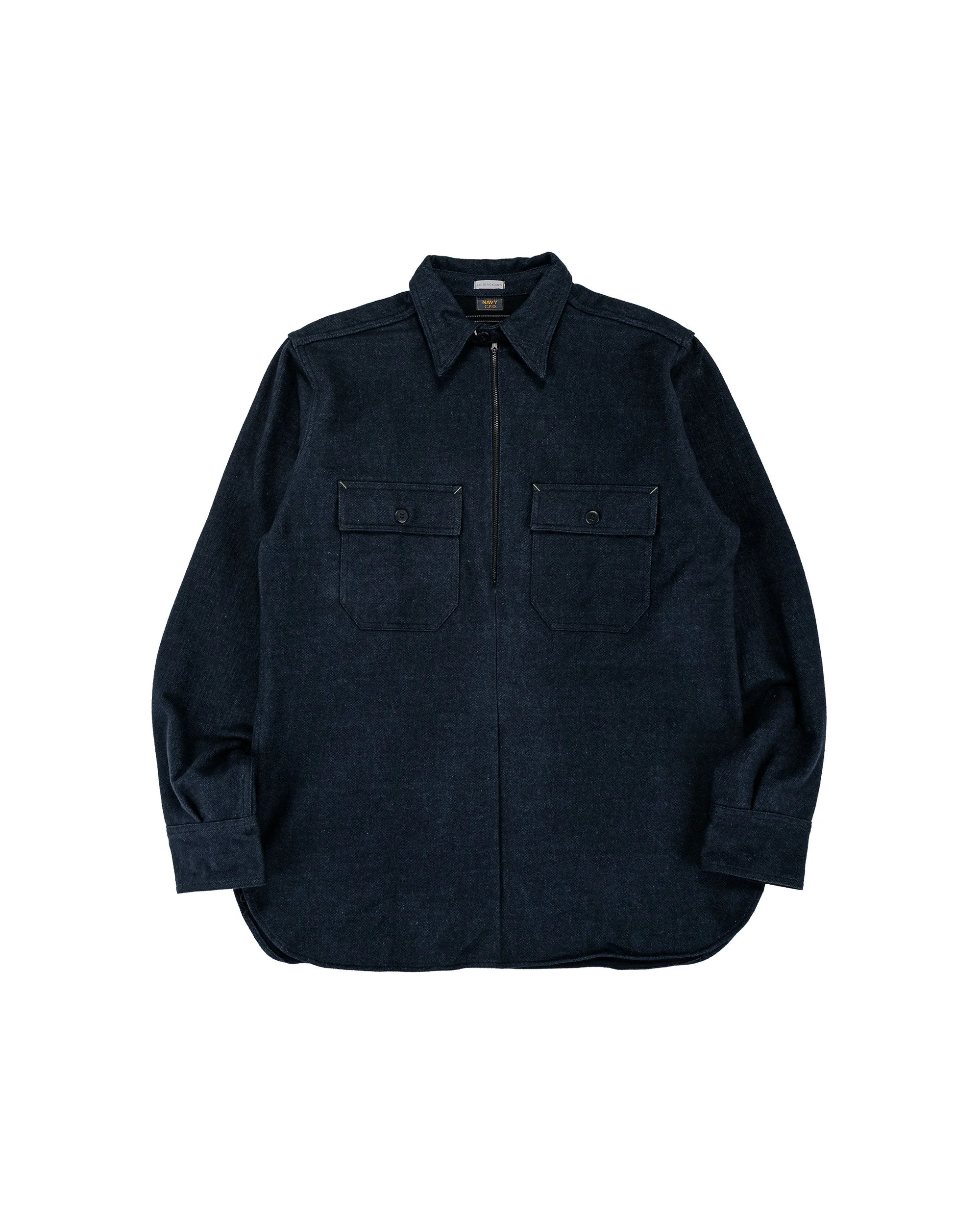 Lot. JG-39 C.P.O. Half-Zip Shirt Navy - 1