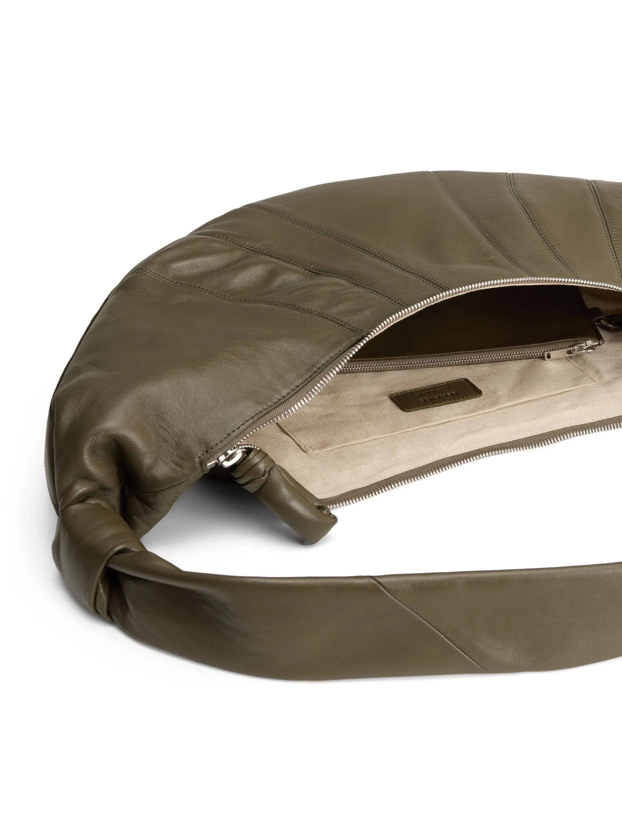 Lemaire Large Croissant Panelled Shoulder Bag - 5