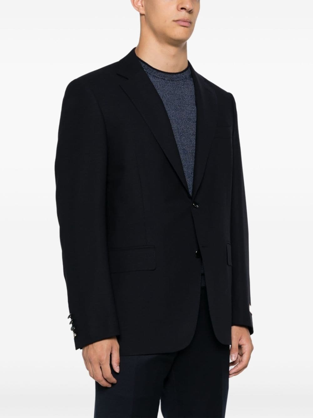 wool blazer - 3