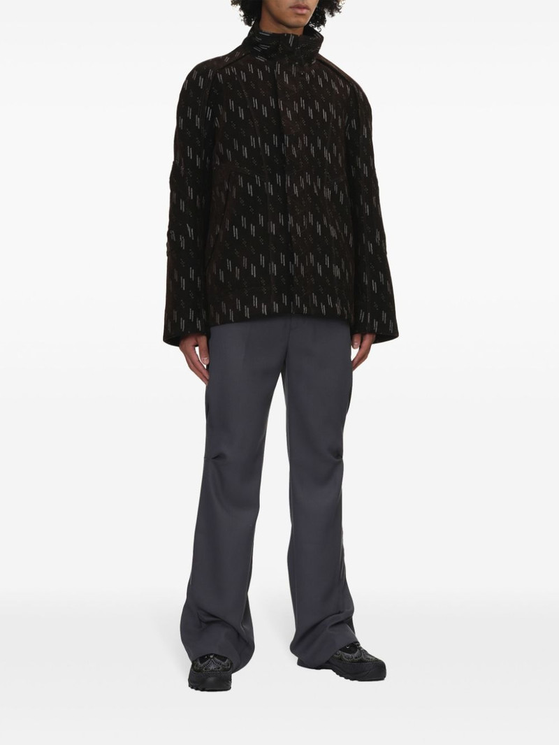 Kiko Kostadinov contrast-stitching straight-leg pants outlook
