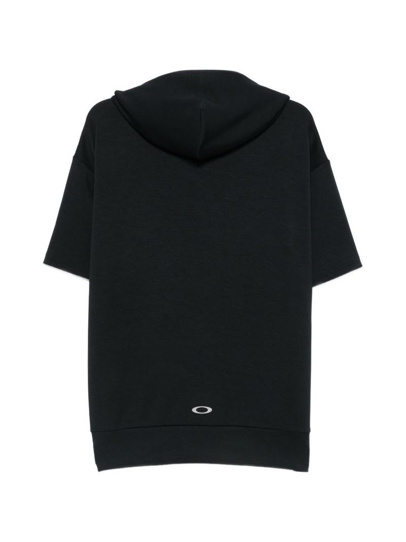 OAKLEY logo-print short-sleeve hoodie outlook