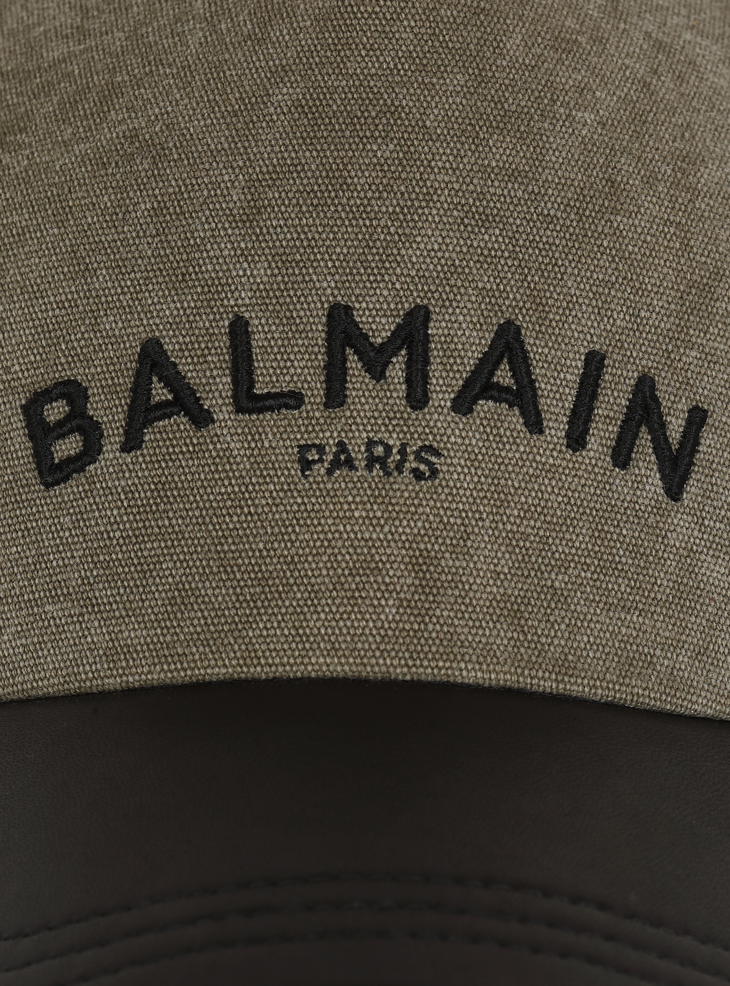 Cotton cap with Balmain logo - 3