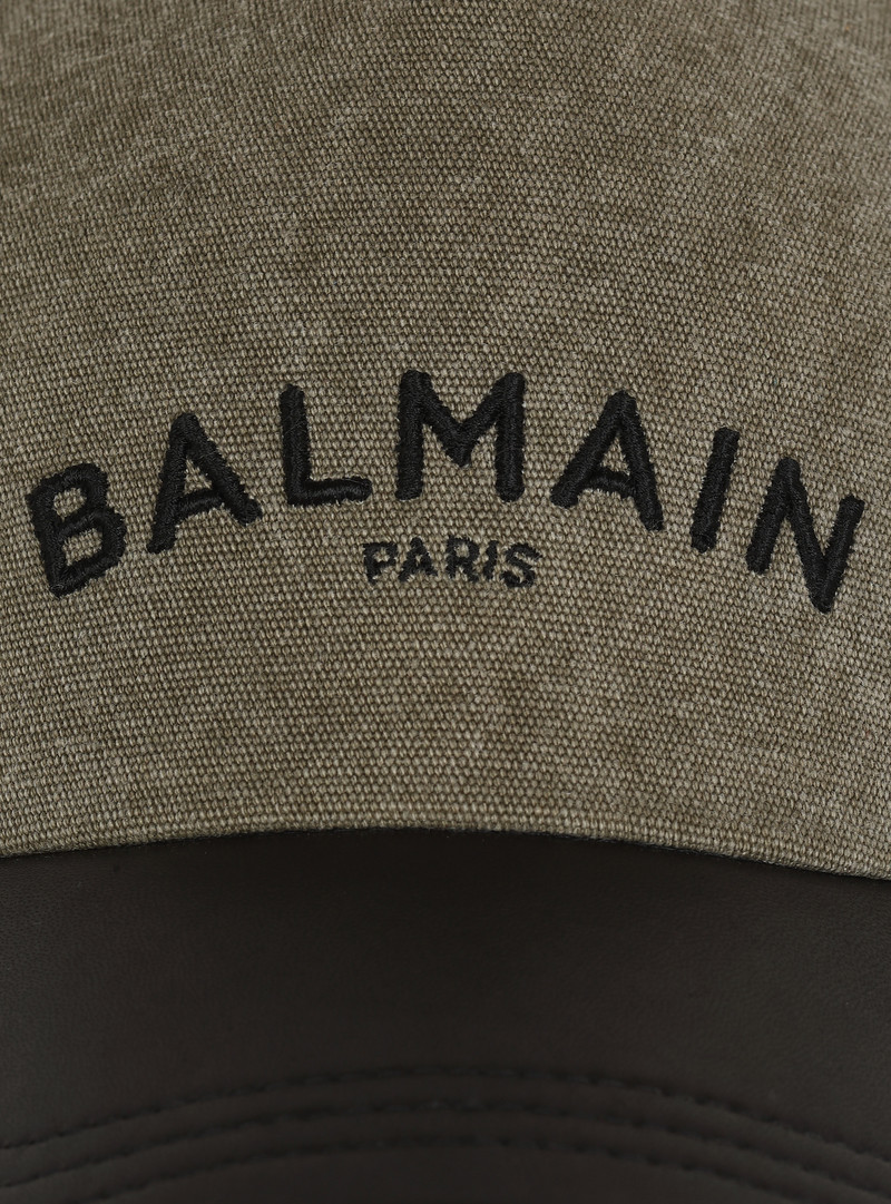 Cotton cap with Balmain logo 3