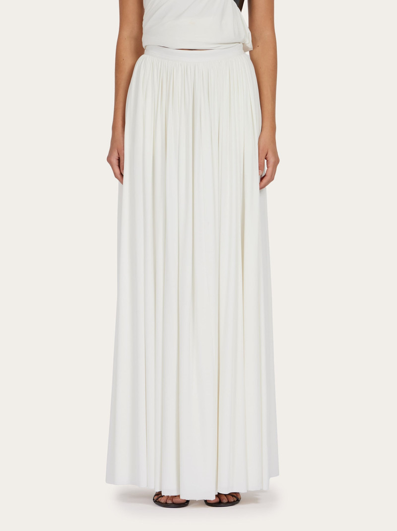 FERRAGAMO Longline draped skirt outlook