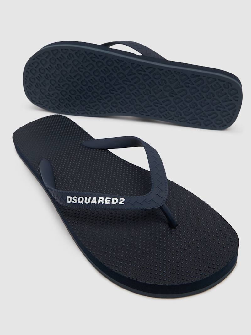 DSQUARED2 Logo rubber flip flops | REVERSIBLE