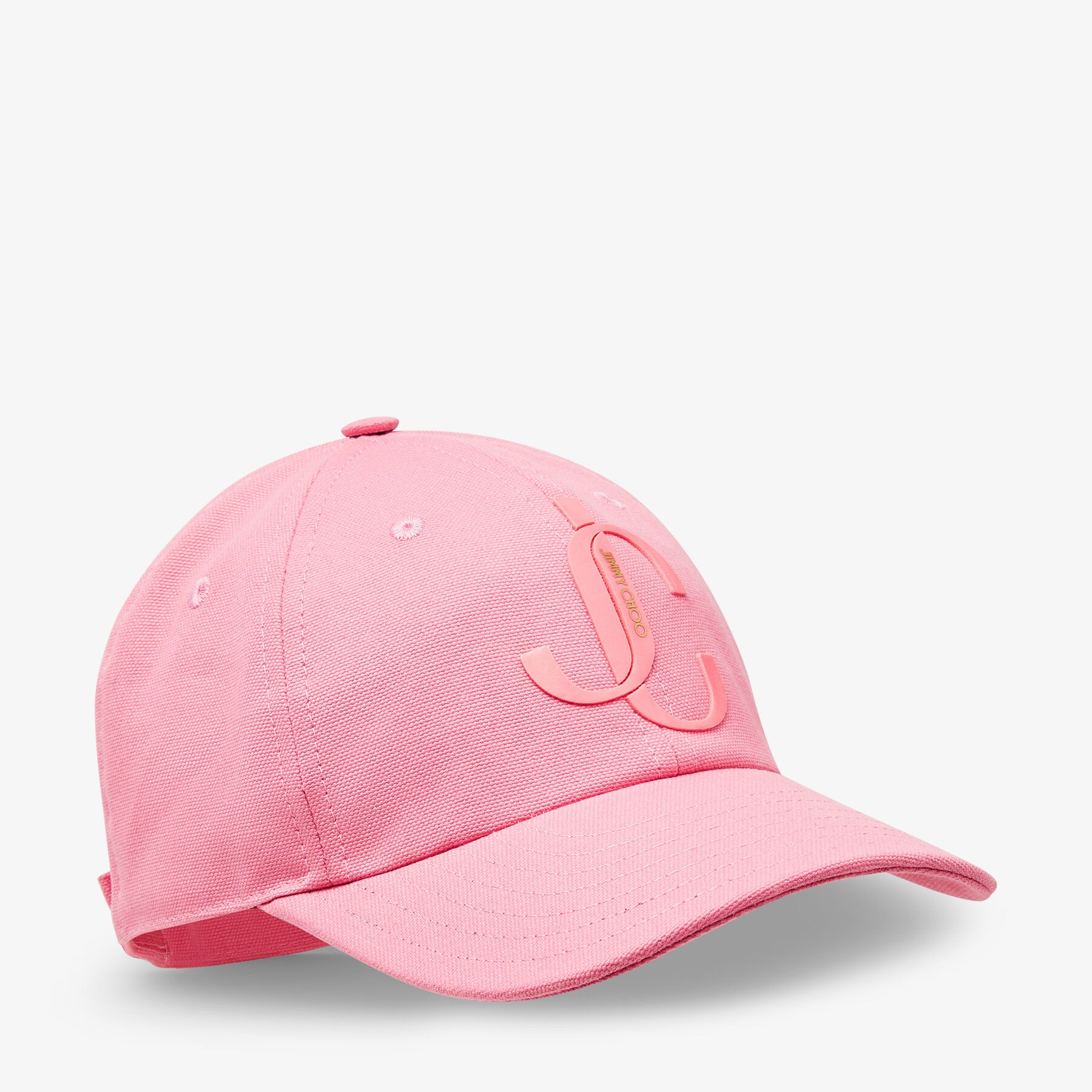 Paxy
Candy Pink Cotton Baseball Cap with Shiny JC Monogram - 2