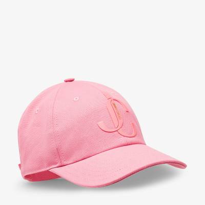 JIMMY CHOO Paxy
Candy Pink Cotton Baseball Cap with Shiny JC Monogram outlook