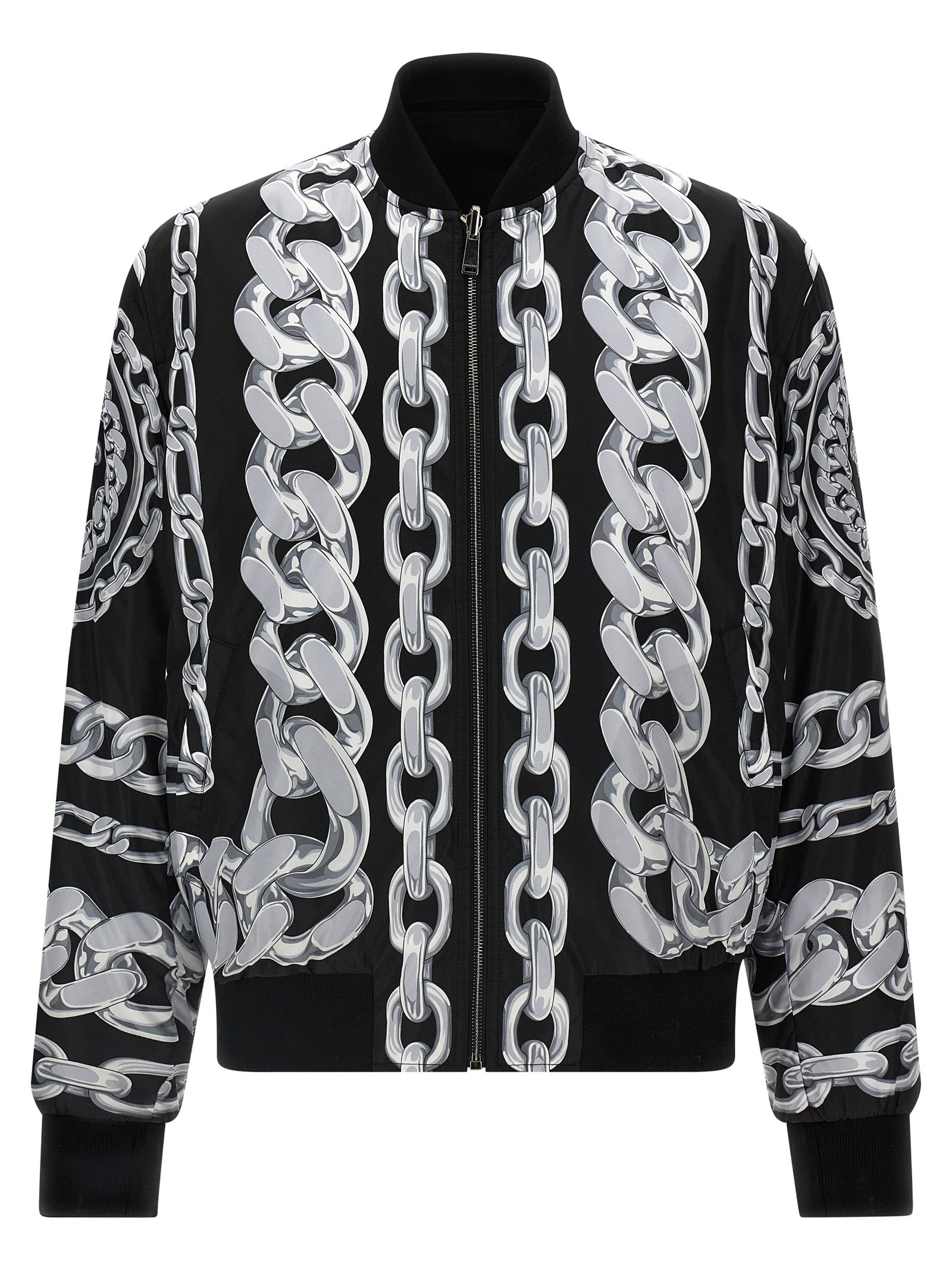 Versace Men 'Medusa Chains' Reversible Bomber Jacket - 1