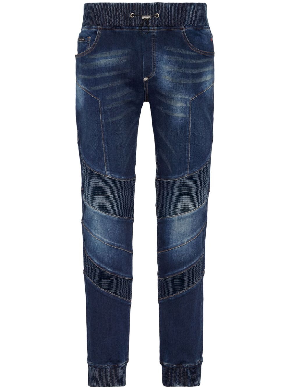 logo-appliqué skinny jeans - 1