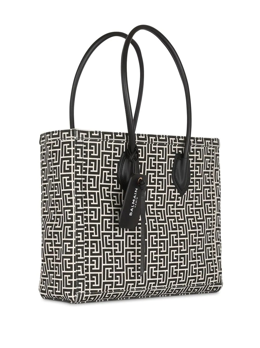 monogram-pattern tote bag - 4