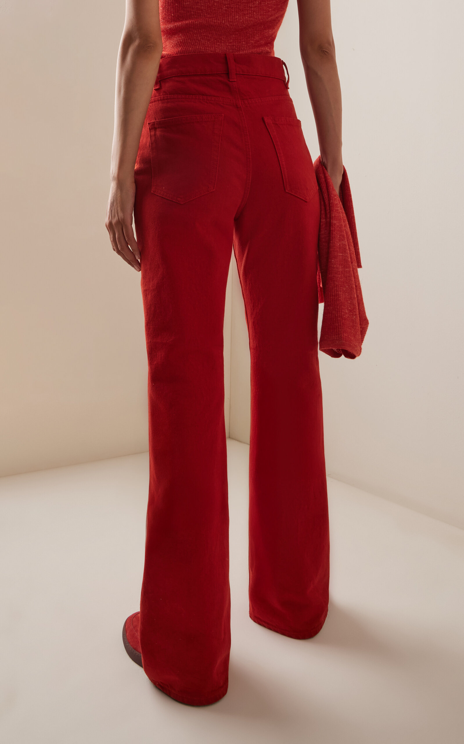 Willa Long Bootcut Jeans orange - 4