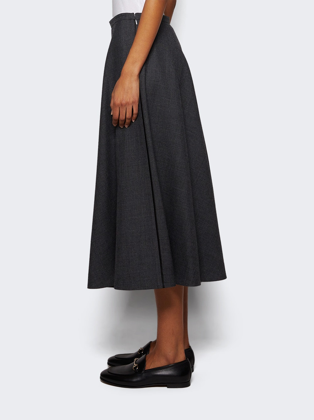 English Grisaille Skirt Medium Grey - 4