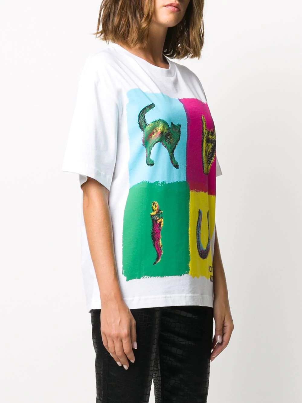 logo colour-block T-shirt - 3