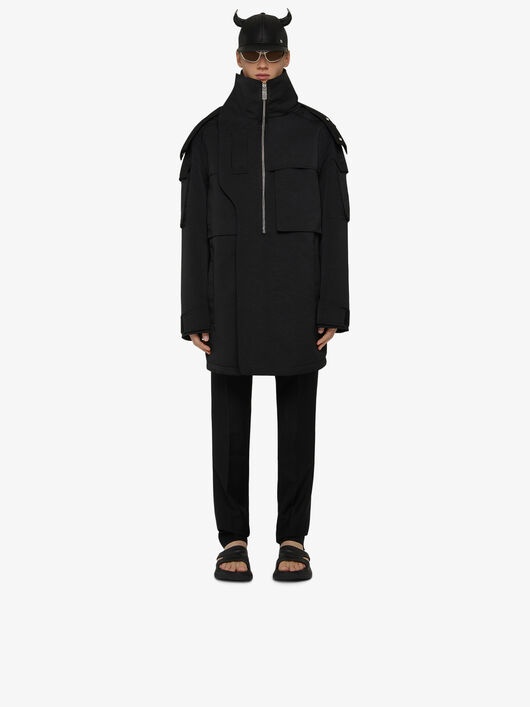 OVERSIZED QUILTED OTTOMAN PARKA - 1