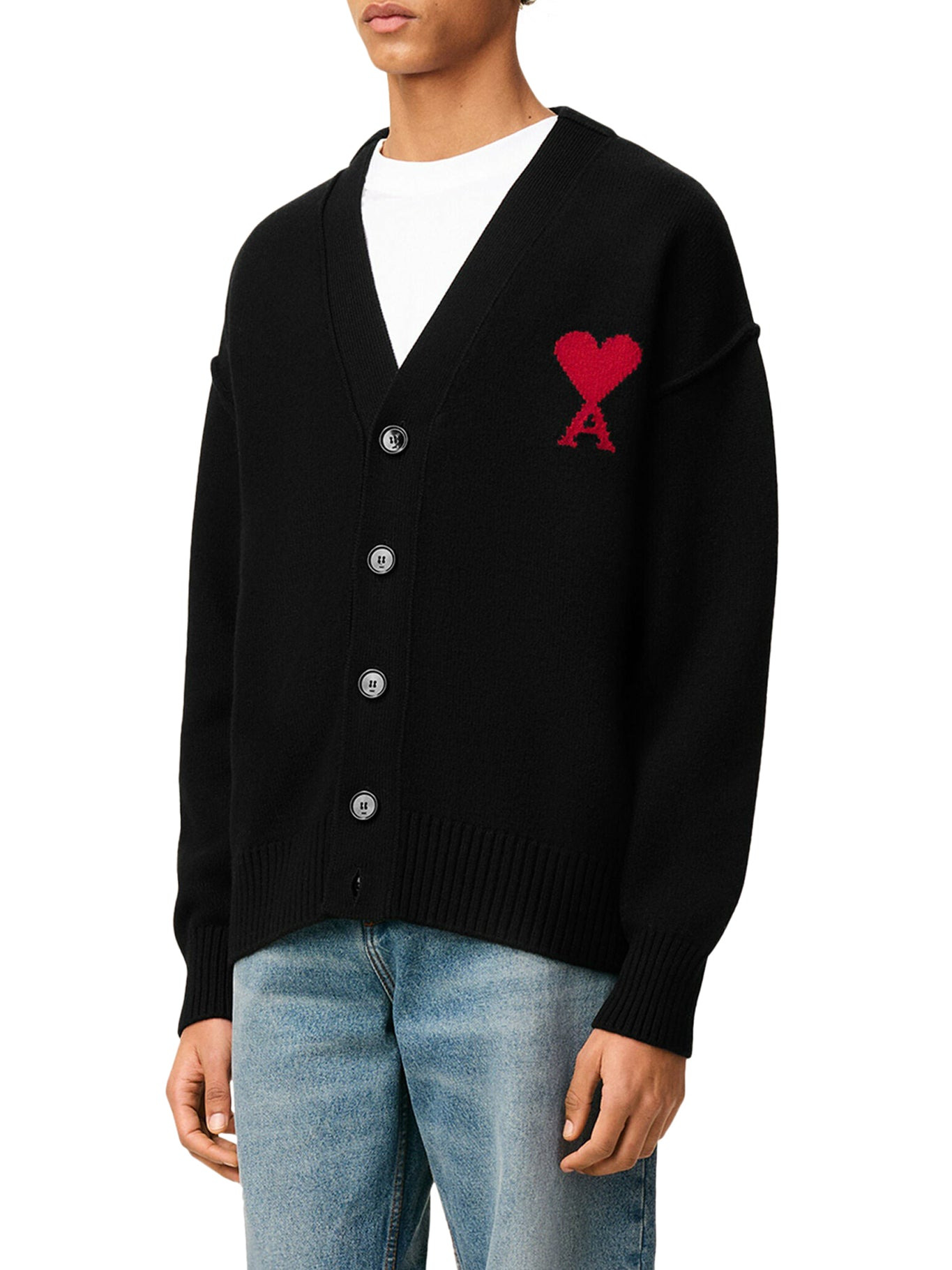 AMI DE COEUR WOOL CARDIGAN - 4