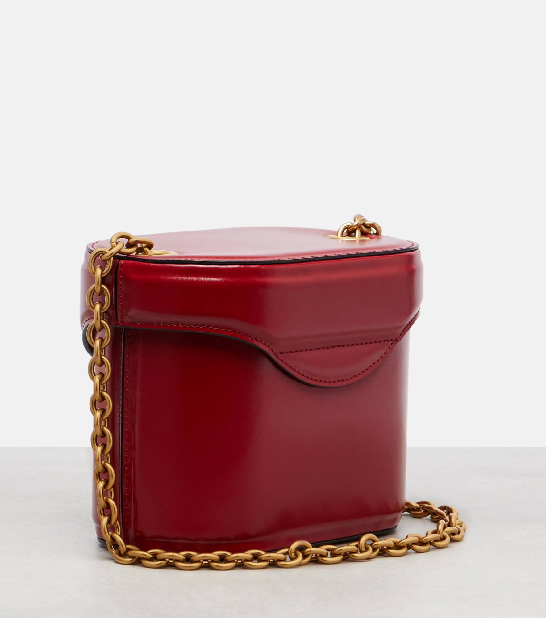 Vain VLogo patent leather vanity bag - 4