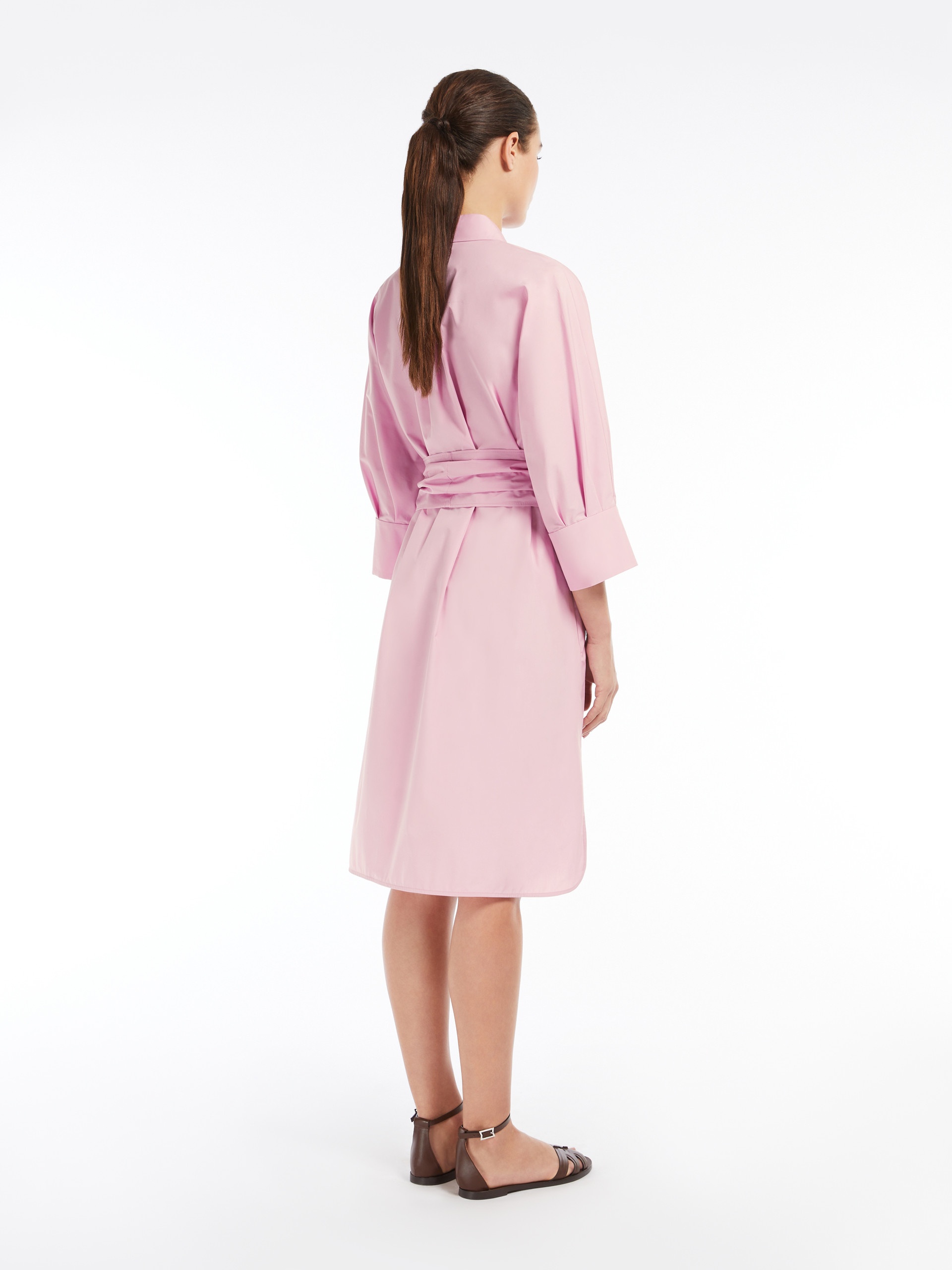 TABATA Poplin shirt dress - 4