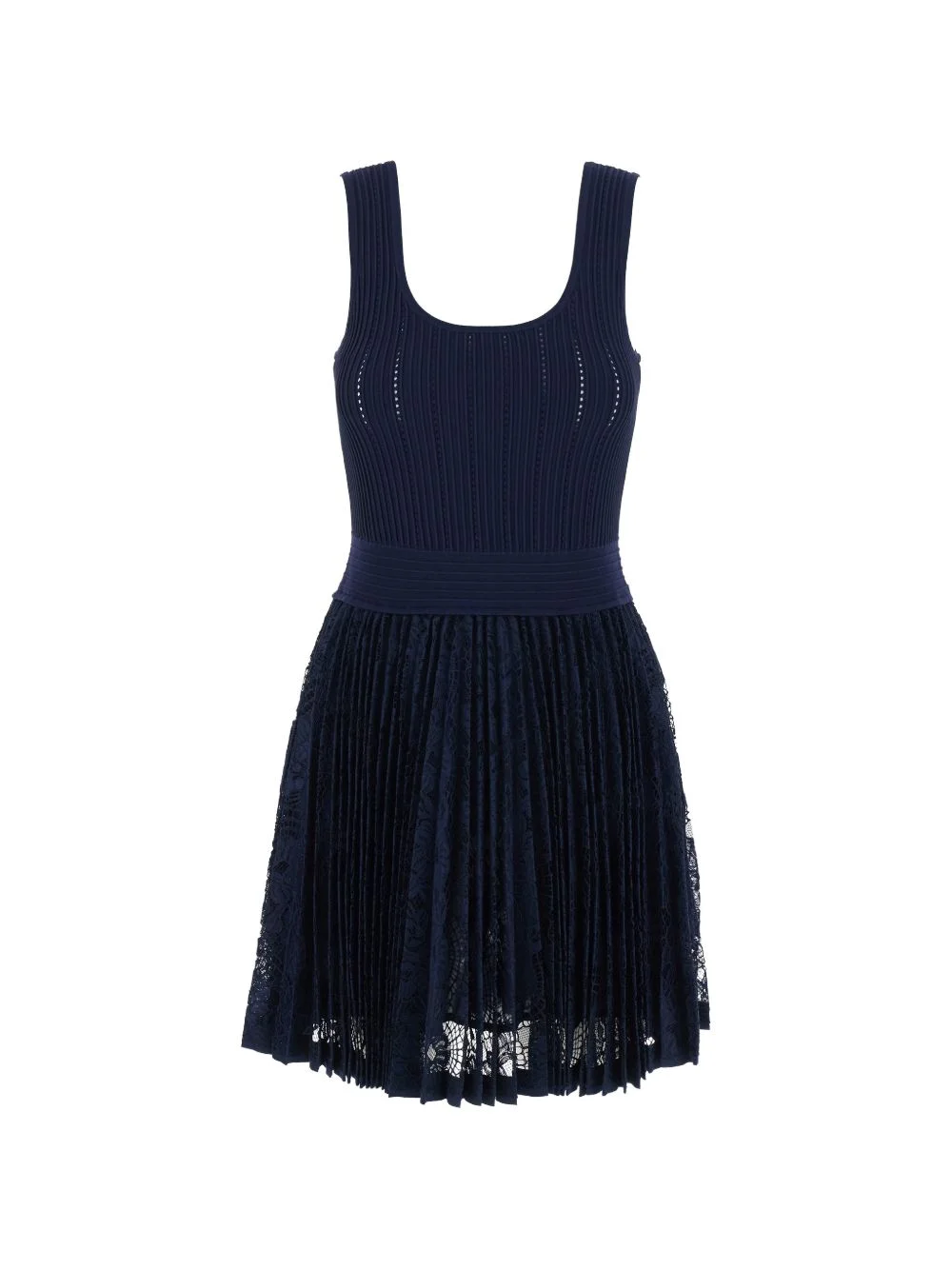 Elis ribbed lace dress - 1