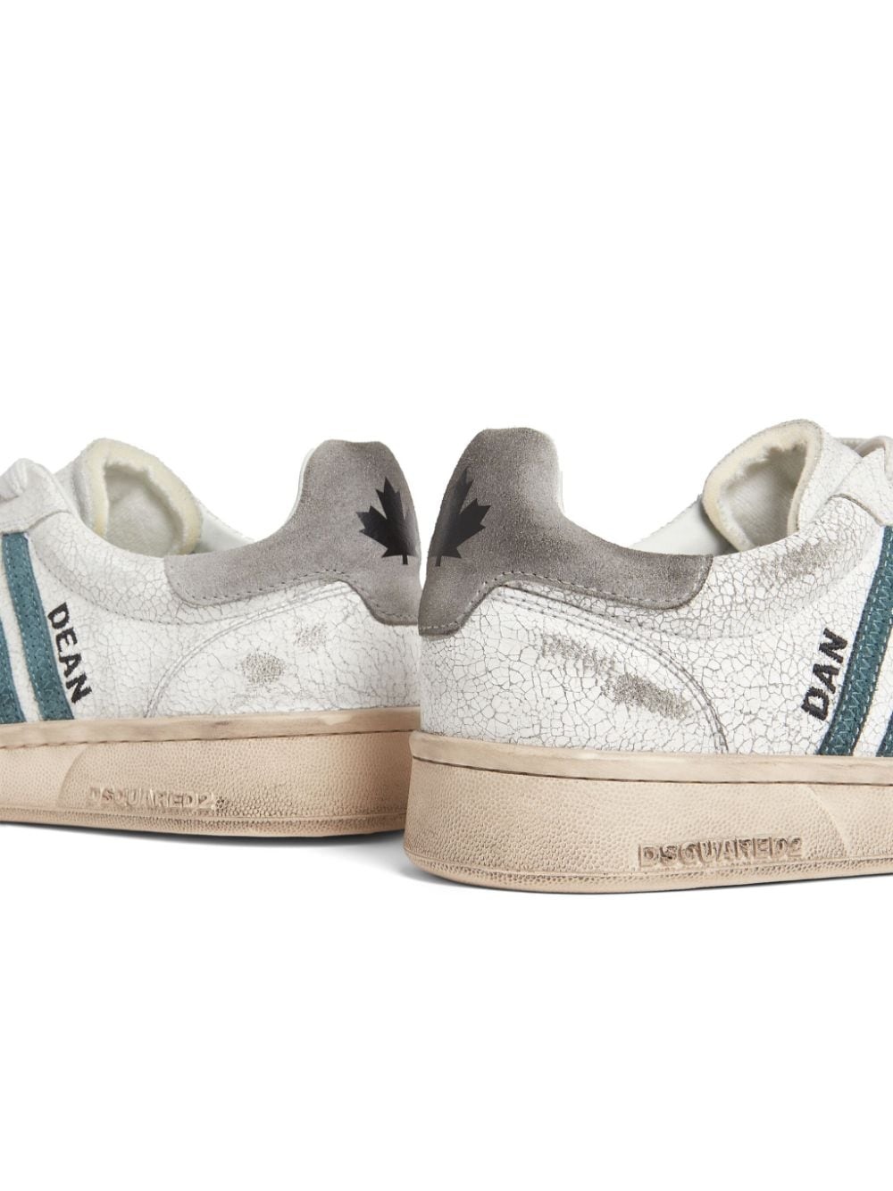distressed Boxer low-top sneakers - 4