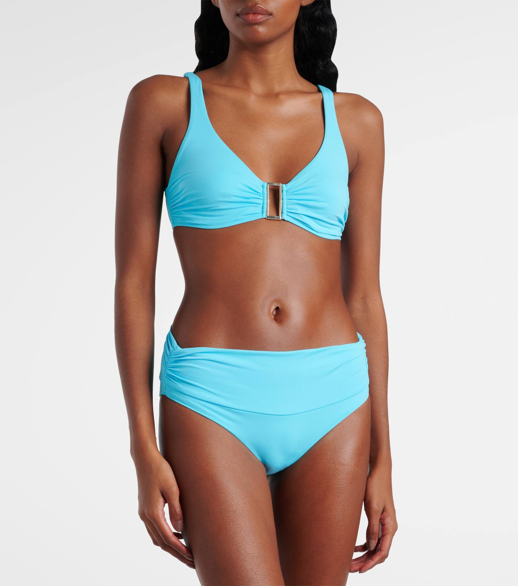 Bel Air embellished bikini top - 2