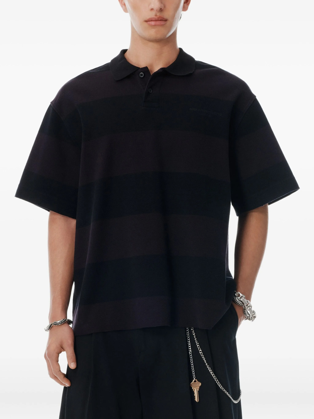 Rib Collar Polo - 4
