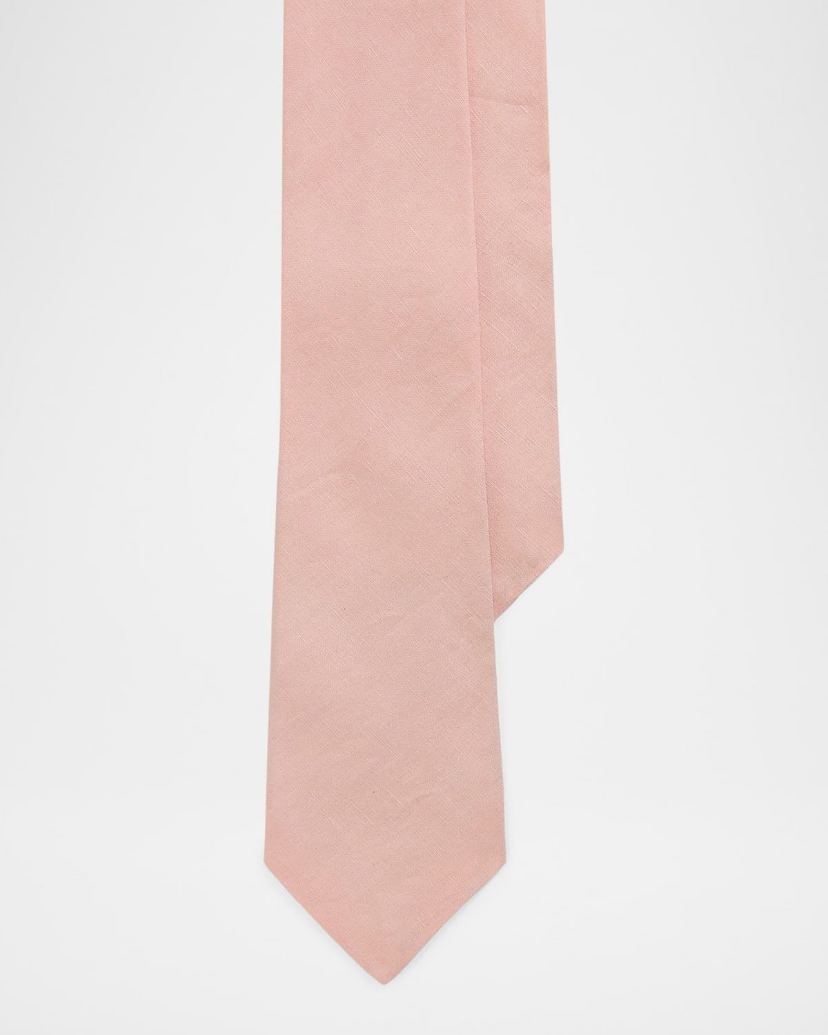 Men's Silk-Linen Textured Tie - 1