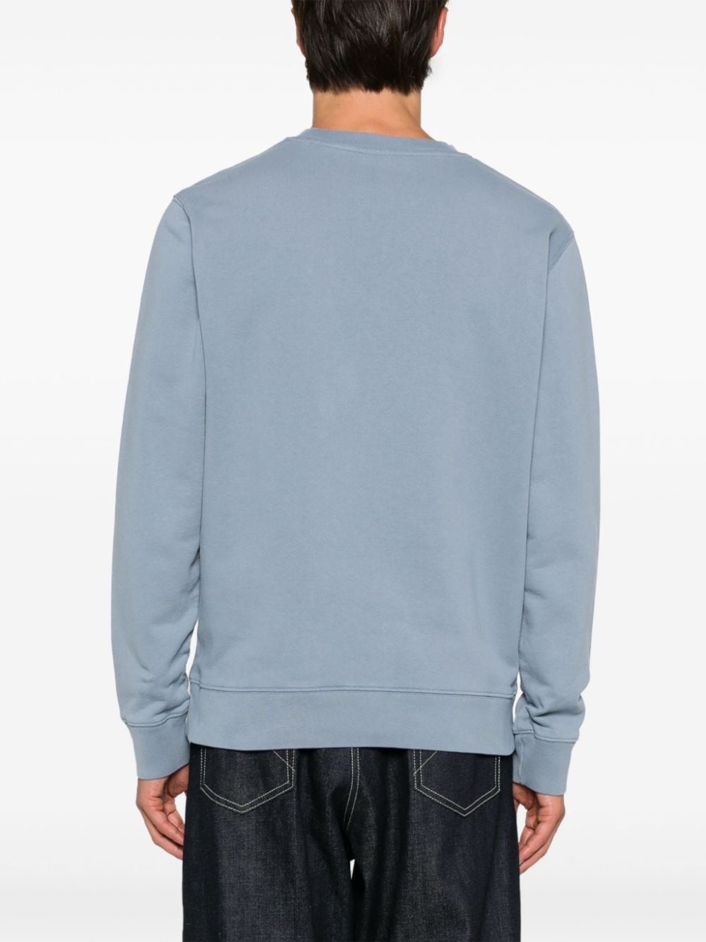 Fox Head-patch sweatshirt - 4