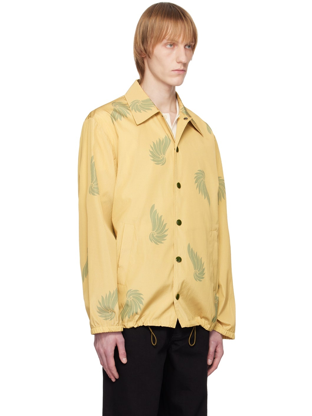 Khaki Graphic Jacket - 2