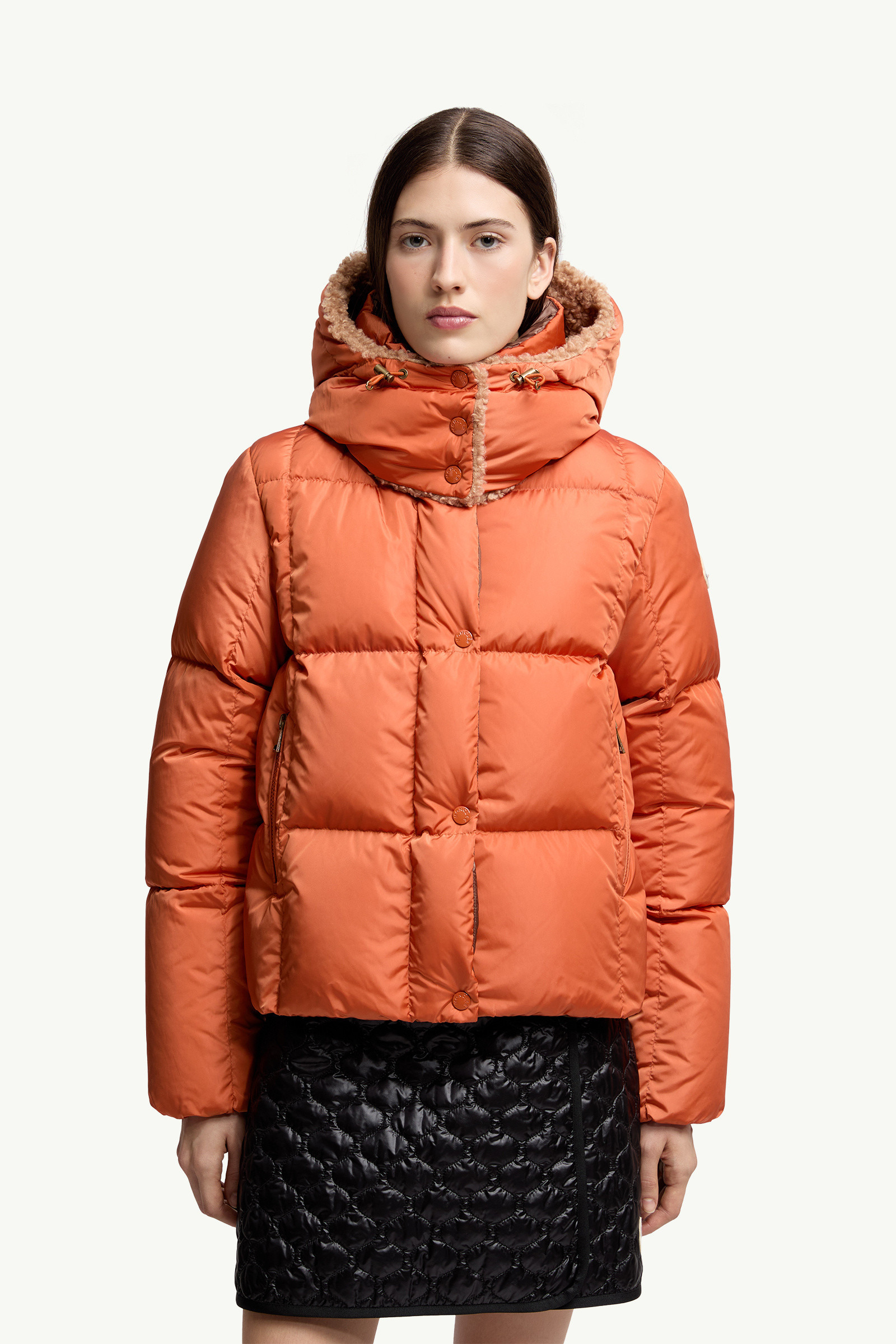 Castelnou Square-Quilted Hooded Short Down Jacket - 3