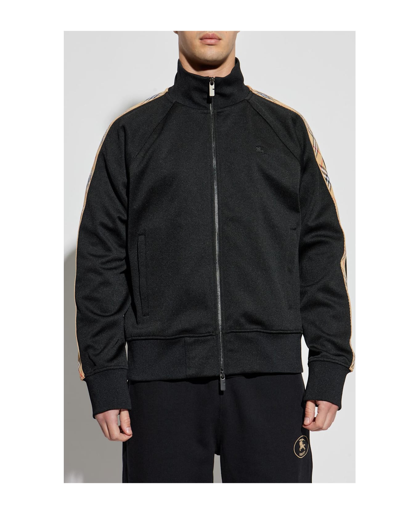 Burberry Sweatshirt With Stand-up Collar - 3